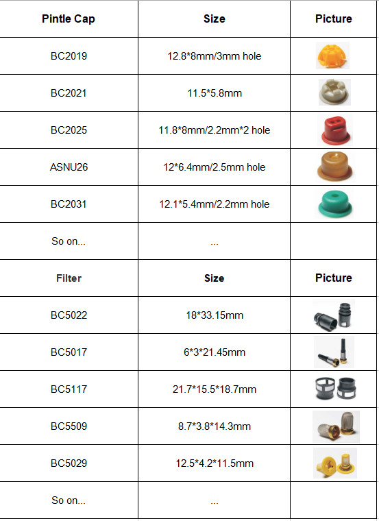 Durable Fuel Injection Kit Denso Pintle Cap 10mm Black ASNU292 For Toyota Multiport