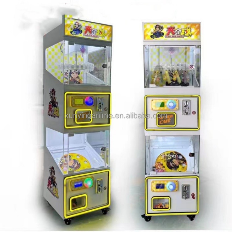 Metal Acrylic Mini Toy Claw Machine Clip Gift Clamp Candy Arcade Grabber