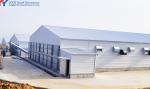 Large Steel Structure Poultry Birds Chicken Farming Breeder Shed Building