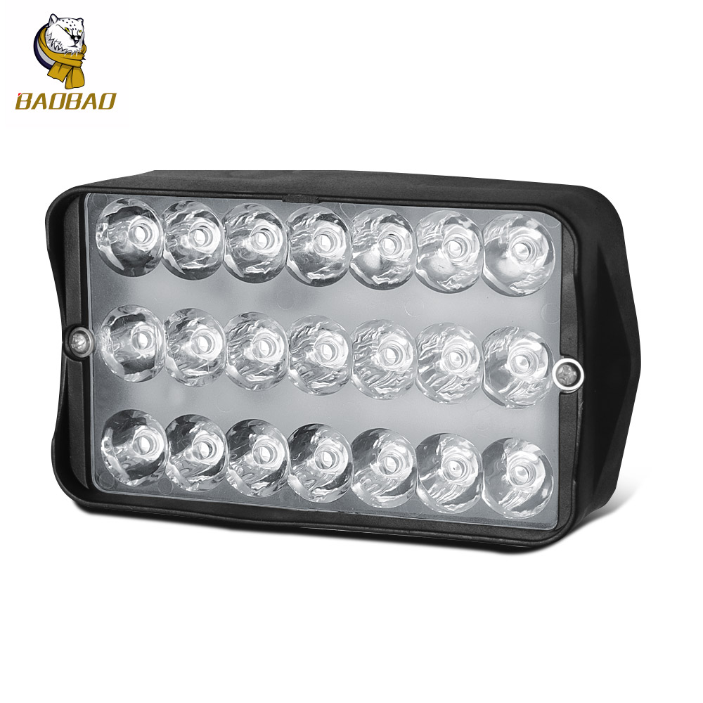 21 Beam White Plastic 3500LM 80V Motorcycle LED Headlight Accessories