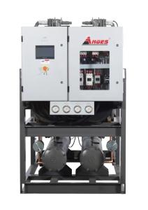 Quality 50hp Industrial Water Chiller Integrated System Semi Hermetic Screw Type wholesale
