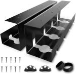 Office Organizer Product 2 Pack Aluminum Cable Organizer Basket for Cable
