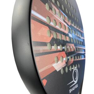 Quality Beach Tennis Padel Racket Diamond 18K Carbon Texture Palas De Padel wholesale