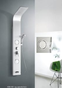Quality Aluminium shower column/shower panel HDB-1501 1600X200X75 wholesale