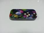 Painted Square Tin Containers Box For Eraser / Pen / Stationery