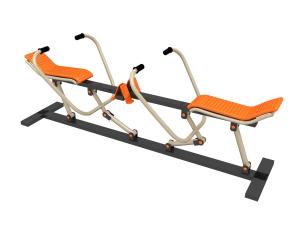 Quality Outdoor Fitness Equipment Double Rowing Machine for Adult in Gym Exercise wholesale