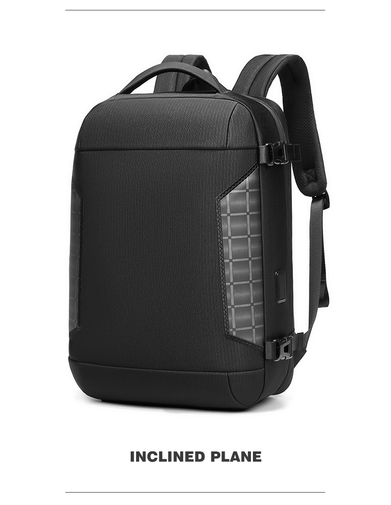 1680D Polyester Waterproof Business Backpack Large Space Eco Friendly
