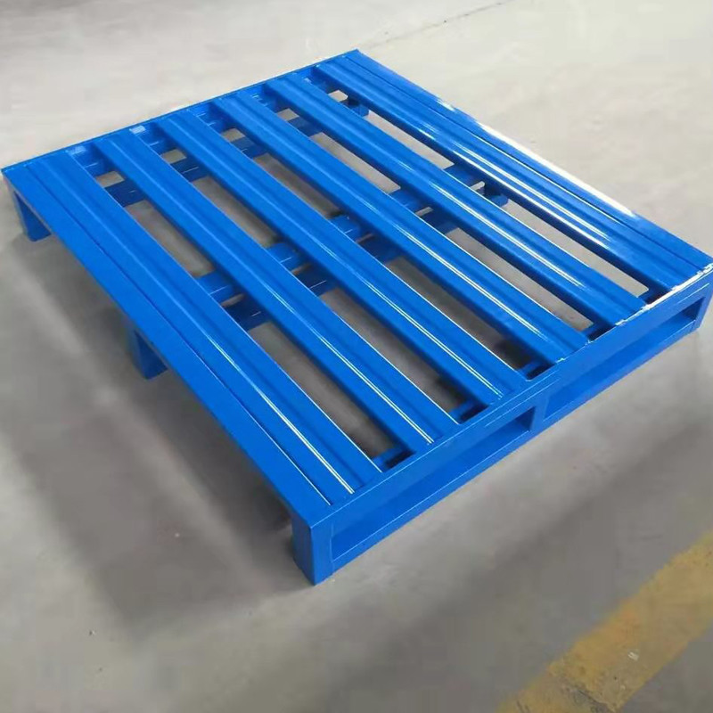 Durable Warehouse Steel Pallet Double Face For Forklift Access