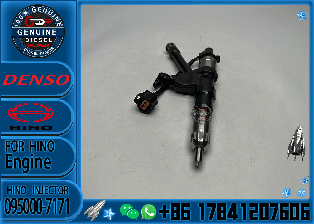 Fuel Injector 095000-7171 0950007171 Common Rail Injector Spare Parts 23670-E0370 23670E0370