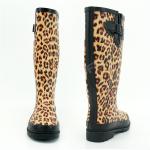 BSCI Half Calf Rain Boots , Anti Skidding Ladies Insulated Rubber Boots