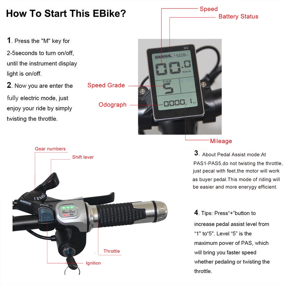 EU Quality 26x4.0 inch Fat Tire Folding E-Bike 1000W Motor 13AH Lithium Battery 21-Speed Electric Bike Drop Shipping Available