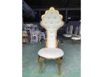 Magnificent Furnishings White Bridal Chair Wedding Banquet Chair High Back
