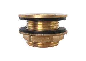 Quality Flange Locknut Brass Hose Fittings Male x Female Thread with NBR Washer Tank Adaptor wholesale