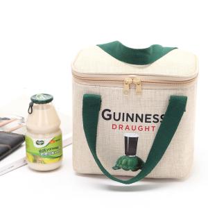 Quality PE Foam Aluminum Foil Lunch Picnic Jute Cooler Bag wholesale