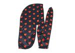 46x19cm Smooth Silk Fabric Design Durag