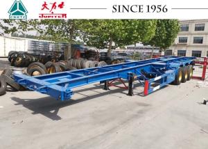 Quality 40FT 3 Axle Skeleton Chassis Trailer , Skeletal Container Trailer For Transportation wholesale