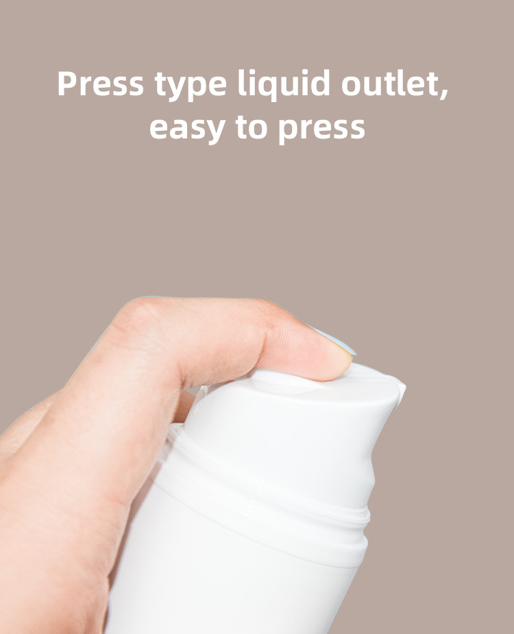 50ml 150ml Airless Pump Bottles Pp Skincare Cosmetic Packaging Pcr Container
