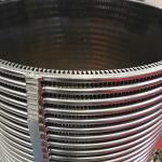 Triangle Wedge Wire Centrifuge Basket 500mm Customized Length Polishing