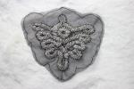 Beaded patch fashion patch for dress or shoes beading embellishment