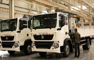 Quality Civil Construction Truck Mounted Crane 5 Tons HIAB wholesale