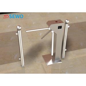 Quality Automatic Electronic Turnstile Gates 304 Stainless Steel Tripod Barrier Gate wholesale