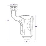 Grip Type Rotary Tattoo Machine With Battery Strong Stable