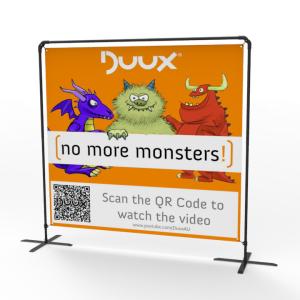 Quality Innovative Exhibition Display Banners , Large Format Fabric Trade Show Banners wholesale