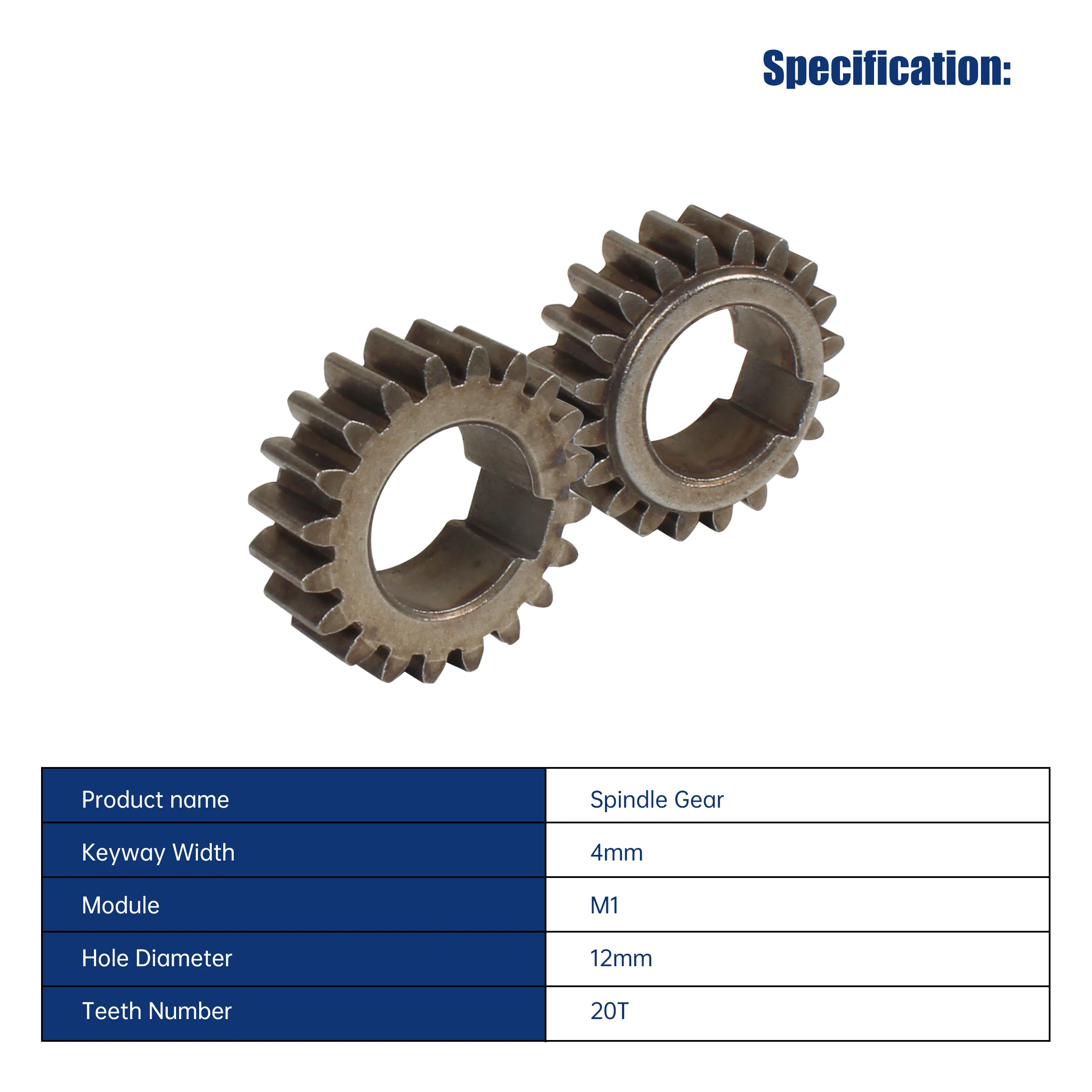 Spindle Change Gear 20T 45T For CJ0618 Metal Gear Set Lathe Machine Accessories