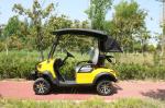 Chinese Yellow 2 Seater Electric Golf Cart Lead Acid Battery Lithium Battery
