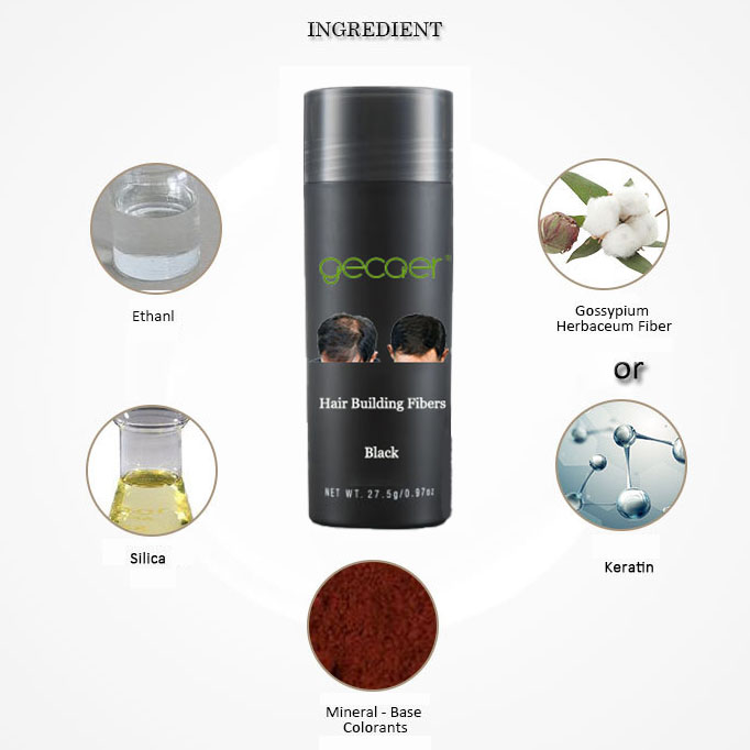Effective Hair Building Fiber Powder Spray Applicator for Thick and Revitalized Hair