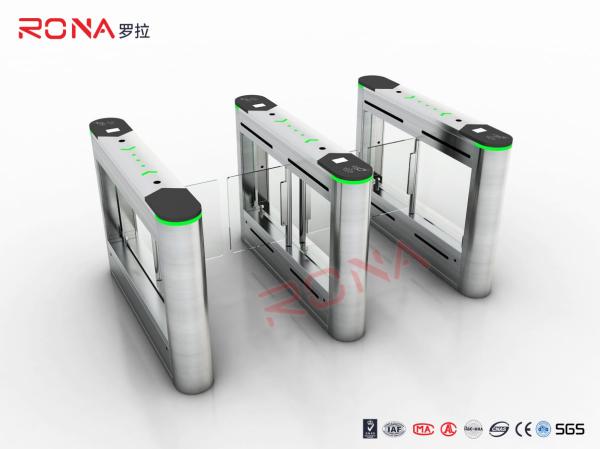 304 Stainless Steel Bi-Directional Turnstile Gates with Card Reader and DC