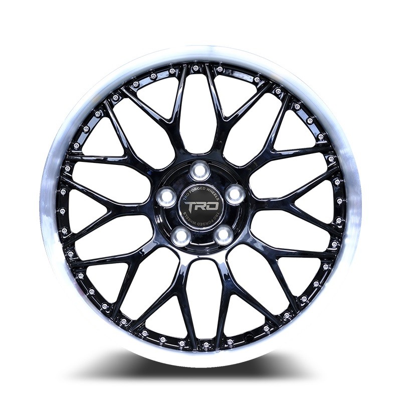 Customized High performance aftermarket passenger car 18''19''20''glossed face forged Wheel Rim