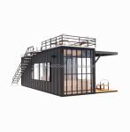 Aluminum Alloy Windows Prefabricated Shipping Mobile Coffee Shop Container Bar