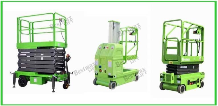 Sep Model Semi Electric Order Picker Manual Pushing With 4.5m Platform Height