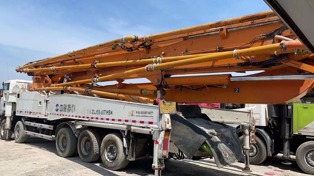 2014 Zml 63m Concrete Pump Truck Concrete Boom Pump Heavy Equipment