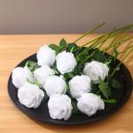 Occassion Handmade 3D Silk Artificial Flowers and Leaves for Wedding Table