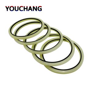 Quality PU POM Hby Buffer Seal Yellow Excavator Track Adjuster Oil Seal For Commercial Vehicles wholesale