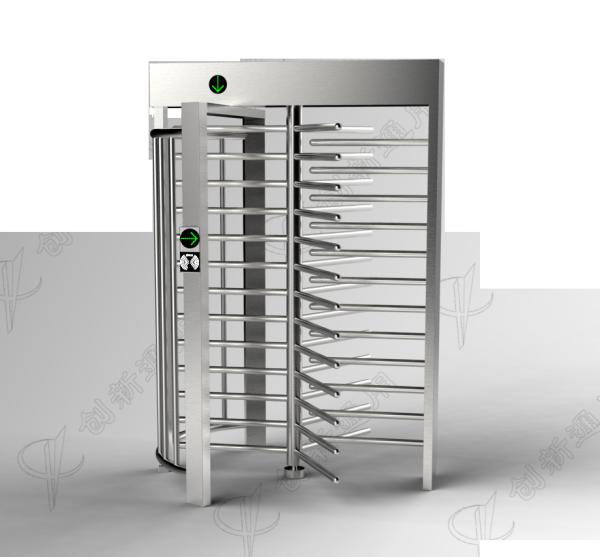 Security Baffle Gate Turnstile , Prison Turnstiles 40 Persons/Min 1 Year