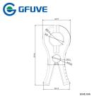 GFUVE P50 Low Voltage AC Current Probe 4-20mA Output Large Jaw Opening Easy