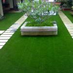 Playgrass Soft Garden Synthetic Turf / Safe Kids Garden Fake Grass Small Garden