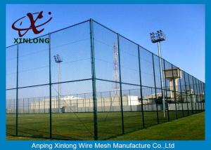 Quality 3.5mm PVC Coated Chain Link Fence Weave Style OEM / ODM Available wholesale