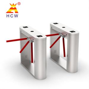 Quality Supermarket Entrance Tripod Turnstile Gate 110V Stainless Steel wholesale
