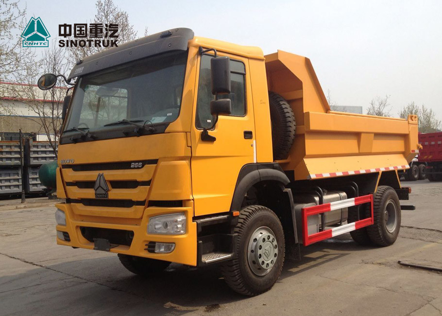 CNTCN Sinotruk HOWO 4x2 10-15 Ton Dump Truck With Diesel Engine And 8 Cbm dump Body