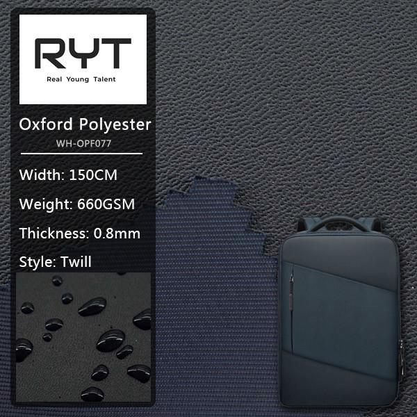 100% Polyester Foamed Fabric For Shoes Handbags Tents Fashionable Backpack And