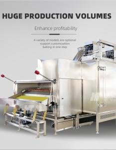 Quality Food Safety Continuous Nuts Roaster Nuts Baking Oven 2000KG/H wholesale