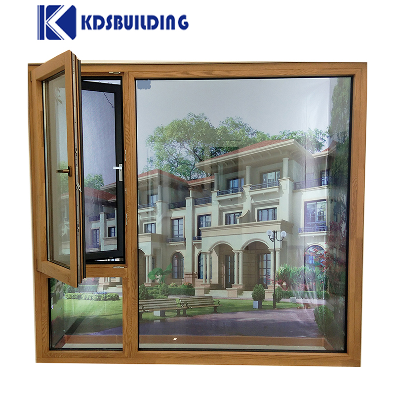 Hurricane Impact Casement China Manufacture Home Antique Style Solid Wooden Windows Triple Pane Tilt And Turn For Sale