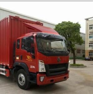 Quality SINOTUK HOWO Used Cargo Box Truck 4×2 Drive Mode 2012 Year EURO V Emission Standard wholesale