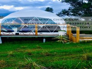 Quality 2 Man PVC Coated Geodesic Dome Glamping Tent UV Resistance wholesale