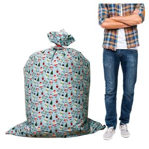 Quality Odorless Colorful Plastic Gift Wrap Bags , Jumbo Plastic Christmas Bags wholesale