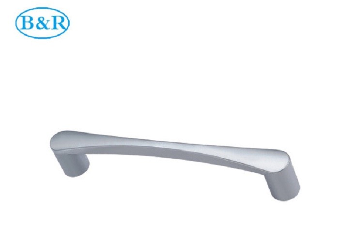Metal Furniture Pull Handles B0019 For Cabinet / Painted Aluminium Drawer Handles